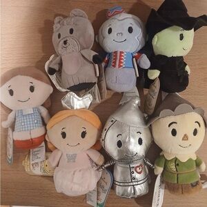 Hallmark Wizard of Oz Plush Set - Gray, Silver, Green, Blue